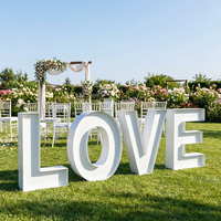 Décoration de mariage personnalisée en métal, enseigne lumineuse géante « LOVE » de 4 et 5 pieds, lettres lumineuses géantes à brancher pour la publicité, les hôtels, les bars, les centres commerciaux
