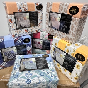 Adjustable <strong>Sheet</strong> Bedding Set <strong>king</strong> <strong>Size</strong> 6 Pieces Fitted Bed <strong>Sheet</strong> with Elastic Microfiber Bed Flat <strong>Sheet</strong> &amp; 4 Pillow Cases - Product Image 2