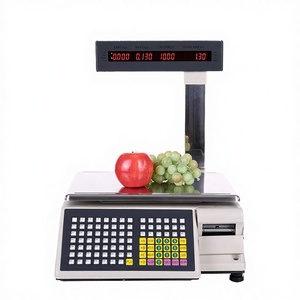 Báscula Digital para Supermercado Veidt con Impresión de Etiquetas de Precios, Pantalla LCD, Precisión de 10g, Conteo de Peso, Etiquetado con Código de Barras 8 - Product Image 3