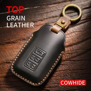 Funda de Cuero para Llaves de Coche, Estilo Vintage, Apta para Coches Lexus Antiguos, Funda de Cuero Genuino Hecha a Mano con Hebilla - Product Image 2