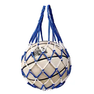 Basketball Net Bag Soccer Football Mesh Storage Sports Ball Holder Durable Single Ball Carrier Nylon Carry Bag