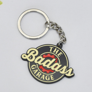 Nhà máy mới móc khóa tùy chỉnh thiết kế kim loại Keyring bóng chuyền trường Câu Lạc Bộ khách sạn món quà lưu niệm men móc khóa - Product Image 6
