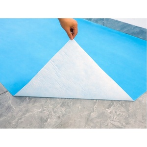 Logo personalizzato 25m 50m autoadesivo riutilizzabile protezione <span class=keywords><strong>impermeabile</strong></span> del pavimento rotolo pellicola in poliestere fogli goccia <span class=keywords><strong>per</strong></span> pittura - Product Image 5