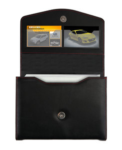 <span class=keywords><strong>Portadocumentos</strong></span> de Cuero PU con Logotipo Grabado en Relieve de Alta Calidad <span class=keywords><strong>para</strong></span> Vehículos, <span class=keywords><strong>para</strong></span> Empresas de Automóviles - Product Image 1