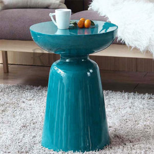 Đồ Nội Thất Khung Nhôm Bàn Cuối Trang Trí Sang Trọng Side End Thỉnh Thoảng Bảng Trong Nhà Nhỏ Phòng Khách Hiện Đại Màu Vàng Side Bảng - Product Image 4