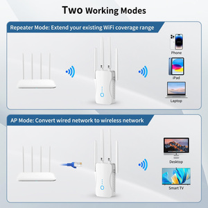 Chúng Tôi 1200Mbps Dual Band Wifi Repeater Dài Phạm Vi 2.4G Extender & 5G Tín Hiệu Khuếch Đại Booster Không Dây Repetidor Wifi Booster - Product Image 3