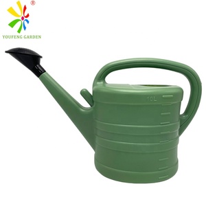 Plastic watering can PE material durable garden tools 10L water bottle