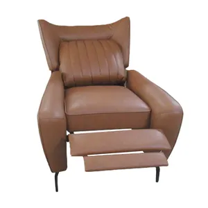 Factory outlet Like Bed Functional Split Leather PU Dealers Com Manual recliner Living room Sofa chair