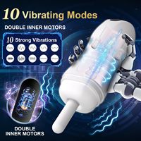 Masturbateur automatique vibrant et texturé 3D doux pour hommes – Godet de masturbation pour sexe oral