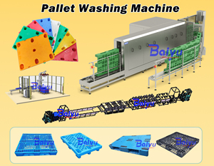Laveuse <span class=keywords><strong>de</strong></span> palettes en plastique industrielle Baiyu pour usine <span class=keywords><strong>de</strong></span> transformation alimentaire avec système <span class=keywords><strong>de</strong></span> recyclage <span class=keywords><strong>de</strong></span> l'eau et <span class=keywords><strong>de</strong></span> séchage à l'air - Product Image 2
