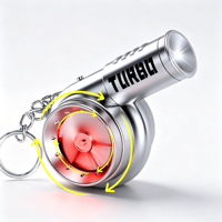 Voiture jouet en plastique à turbine lumineuse, sensationnellement populaire sur TikTok, porte-clés anti-stress pour hommes et femmes