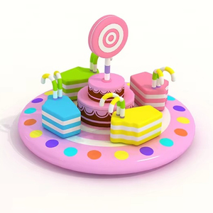 Centro de Juegos Infantiles, Parque de Atracciones Interior, Carrusel Eléctrico, Equipo de Juego para Niños - Product Image 1