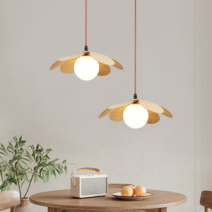 Nordic Minimalist Wrought Iron Restaurant Pendant <b>Light</b> Japanese Style Glass Bar Counter <b>Dining</b> Chandeliers Pendant <b>Lights</b>" - Product Image 2