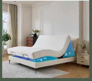 Lit intelligent motorisé entièrement automatique zéro gravité multifonctionnel avec cadre métallique luxueux et moderne pour hôtels et appartements IC10150 à levage assisté - Product Image 2