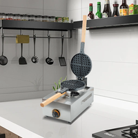 Équipement de cuisine Offre Spéciale gaufrier à gaz commercial gaufrier en acier inoxydable GPL pour la vente en gros