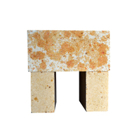 Briques d'alumine 230x114x65mm 63% Al2O3 pour four réfractaire moyen (1580-1770°C) 30-35% de teneur en SiO2 Marque SIJIHUO