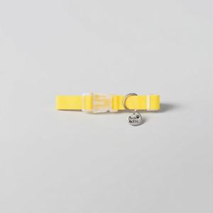 Collar para Perro Ajustable, Impermeable, de Primera Calidad, Color Amarillo, Talla L, Duradero, Sólido, Elegante, Lujoso, Moderno, Simple, con Diseño Personalizado - Product Image 1