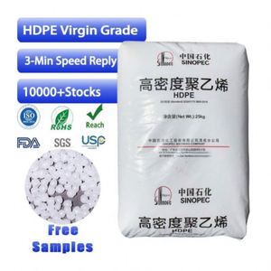 Granulés vierges HDPE 7000F 25 kg/sac, qualité moulage par soufflage et film, polyéthylène haute densité à haut débit, granulés bruts - Product Image 1