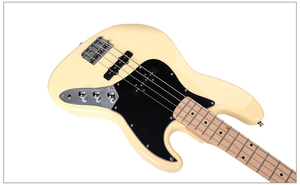 กีตาร์<span class=keywords><strong>เบส</strong></span>แจ๊ส <span class=keywords><strong>4</strong></span> <span class=keywords><strong>สาย</strong></span> ขายส่ง พร้อมชุดอุปกรณ์มืออาชีพ กีตาร์<span class=keywords><strong>เบส</strong></span>ไฟฟ้าสีบลอนด์วินเทจ - Product Image 5