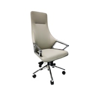 Chaise de bureau de direction à dossier haut, design moderne de luxe, haute qualité, pivotante, réglable en hauteur, en cuir synthétique