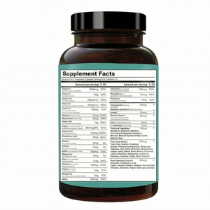 Multivitamínico para Mujeres con Apoyo para el Estrés, Alimentos Integrales Orgánicos, Minerales Naturales, Complejo B, Inmunidad, Suplemento para Cabello, Piel y Uñas - Product Image 2