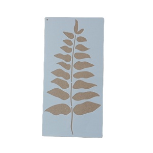 Nouveau design en feuille de palmier, <span class=keywords><strong>peinture</strong></span> en aérosol pour meubles en Mylar de 10 mil, pochoirs en plastique personnalisés pour la <span class=keywords><strong>peinture</strong></span> murale - Product Image 1