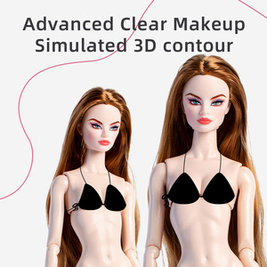 Vente en gros de poupées réalistes de collection de 12,6 pouces avec étiquette privée, 12 articulations, maquillage réaliste, design tendance, vente en gros d'étiquette privée - Product Image 3