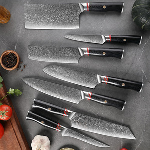 <span class=keywords><strong>Cucina</strong></span> giapponese VG10 modello in acciaio inox Chopper damasco acciaio coltello da Chef con manico in legno per il commercio estero transfrontaliero - Product Image 5