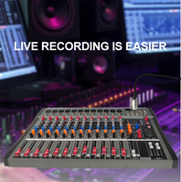 Système de mixage sonore professionnel 8, 12, 16 canaux, console de mixage audio, système de sonorisation pour DJ, prix d'usine