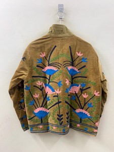 เสื้อแจ็คเก็ตกำมะหยี่ลายซูซานีสไตล์วินเทจ ปักลายสัตว์ งานฝีมือ ระบายอากาศได้ดี ติดกระดุม เสื้อโค้ทฤดูหนาว บุใยฝ้าย คุณภาพสูง - Product Image 2