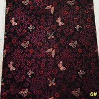 Tissu Jacquard Léger en Polyester Double Face Teint en Fil 157 g/m² pour Robes, Brocart pour Garçons et Filles, Idéal pour Sacs