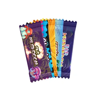 Factory Price Wholesale Pillow Type Chocolate Bar Wrapper Back Sealed Energy Candy Bar Packaging Bags