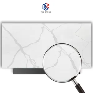 TMZ OEM/ODM Competitive Price Solid Surface Calacatta Series White Patterns Quartz Countertop Wholesale for Kitchen Countertops