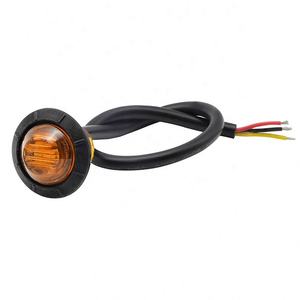 Gran oferta, haz alto y bajo redondo, 12V, 3/4 pulgadas, luz <span class=keywords><strong>de</strong></span> advertencia para camión <span class=keywords><strong>de</strong></span> coche, lámpara <span class=keywords><strong>de</strong></span> camión <span class=keywords><strong>de</strong></span> remolque, luces indicadoras <span class=keywords><strong>de</strong></span> luz <span class=keywords><strong>de</strong></span> posición lateral Led - Product Image 2