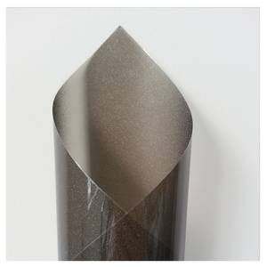 فيلم نوافذ حماية الخصوصية ذاتي اللصق من البي في سي المصقول، تصميم عصري أسود للديكور الداخلي للمنزل والحمام والفندق، سماكة 0.18 مم - Product Image 1