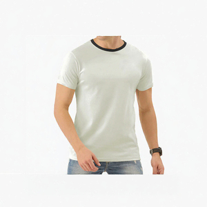เสื้อยืดผู้ชายสุดฮิต ผ้าฝ้าย 100% ถักทอ ระบายอากาศได้ดี ทนทาน แห้งเร็ว แขนสั้น สวมใส่สบาย ดีไซน์เรียบง่าย สีพื้น - Product Image 2
