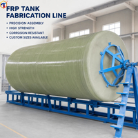 Ligne de fabrication de réservoirs en PRV haute résistance, équipement de production de réservoirs en fibre de verre résistant à la corrosion
