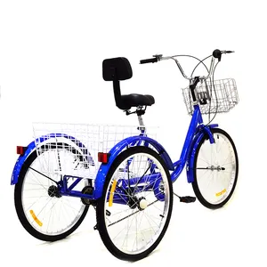 Triciclo a tre ruote bici da carico triciclo biciclette per adulti 3 ruote per adulti trike a tre ruote bici