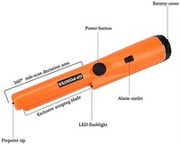 Détecteur de métaux souterrains portable étanche MD970 en plastique pour la détection de pièces d'or, d'argent et de cuivre