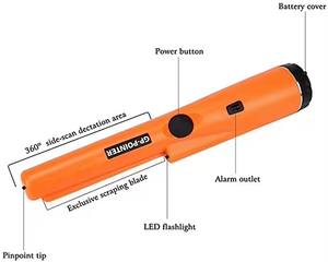 MD970 Plastik El Tipi Su Geçirmez Konumlandırma Çubuğu Yeraltı <span class=keywords><strong>Metal</strong></span> Dedektörü (Altın, Gümüş ve Bakır Paralar için) - Product Image 3