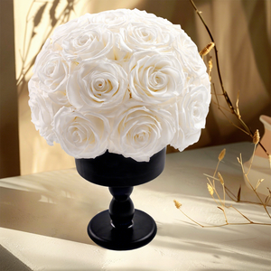 Idées de nouveaux produits 2026 - Rose éternelle personnalisée pour la Saint-Valentin, <span class=keywords><strong>cadeau</strong></span> pour la fête <span class=keywords><strong>des</strong></span> mères, fleur immortelle, rose préservée dans une boîte en marbre - Product Image 4