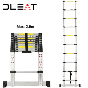 Échelle télescopique en aluminium pliable recommandée, <span class=keywords><strong>30</strong></span> pieds/pieds, échelle droite multi-positions à 10 marches - Product Image 6