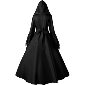 Ecopartyビンテージ中世ゴシック衣装ドレスハロウィンファッション長袖床長さ大人用ルネッサンスコスプレ - Product Image 3