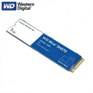 Original Western Digital For WD Blue SN570 SN580 NVMe 2TB 1TB 500GB 250GB SSD PCIe3.0*4 M.2 2280 Internal Solid State Drive