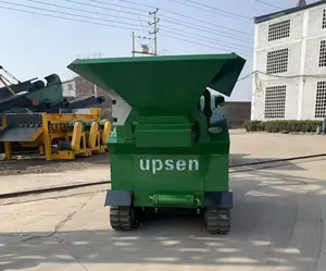 Upsen Ujc503 Mini Compact Concrete Crusher Epa Diesel Engine Drive Tracked Mobile Jaw Crusher