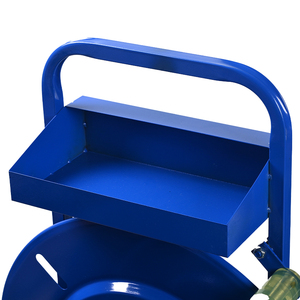 Tweewielige Handgeschakelde Stalen Handomsnoering Dispenser Bandkar Voor Handmatige Verpakking - Product Image 2