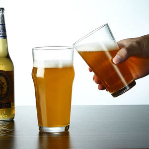 Forme élégante 16oz 20oz Style pub anglais cristal clair <span class=keywords><strong>Nonic</strong></span> <span class=keywords><strong>verre</strong></span> à bière British Imperial Pint <span class=keywords><strong>verre</strong></span> pour Home Bar - Product Image 4