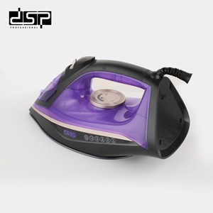 เตารีดไฟฟ้า DSP รุ่น KD1352 สีม่วงและสีดำ แผ่นความร้อนสแตนเลส 220-240V เตารีดไอน้ำสำหรับรีดผ้า - Product Image 2