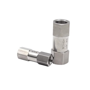<span class=keywords><strong>Valvola</strong></span> di <span class=keywords><strong>Non</strong></span> <span class=keywords><strong>Ritorno</strong></span> in Acciaio Inox ad Alta Pressione, <span class=keywords><strong>Valvola</strong></span> Unidirezionale 1/8" 1/4" 3/8" 1/2" NPT BSP con Filettatura Femmina - Product Image 6