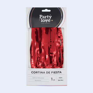 Tenda Glitterata Rossa 1x2m Decorazione Festiva in Lamé di Alluminio/Metallico per Ringraziamento, Ritorno a Scuola, San Valentino, Ramadan - Product Image 1